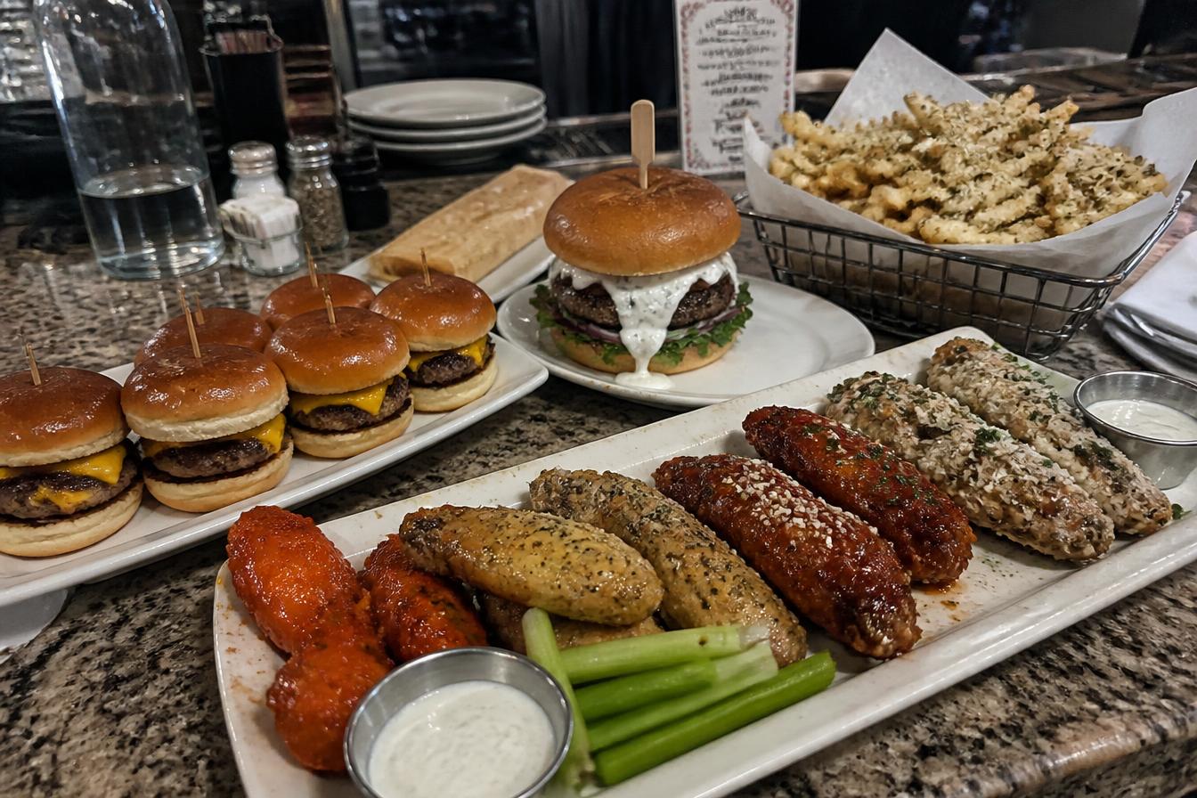 Burgers, Wings & Handhelds