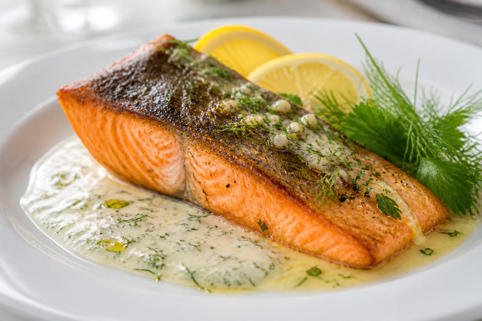 Garlic Butter Atlantic Salmon